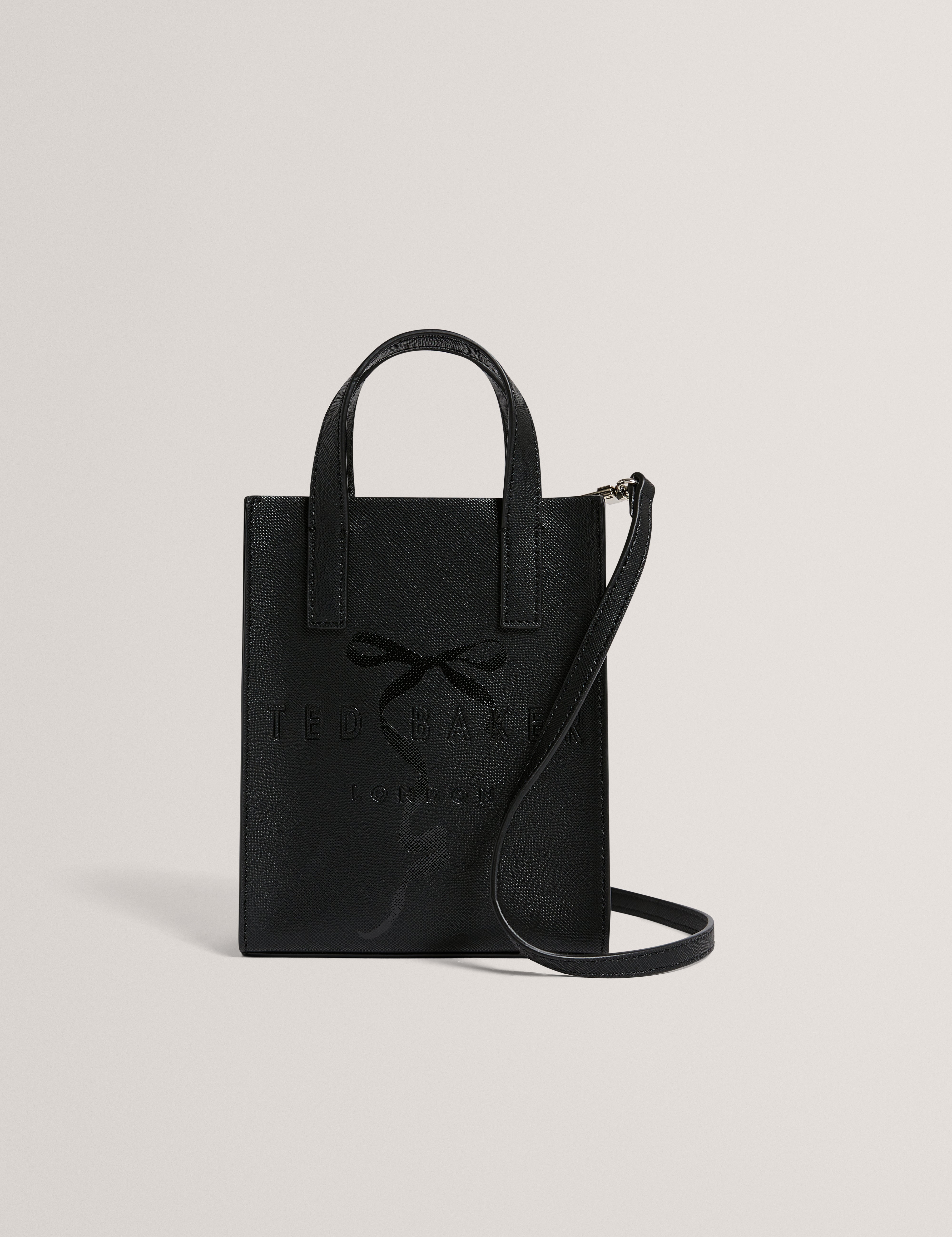 JANNCON: Bow Detail Mini Icon Bag