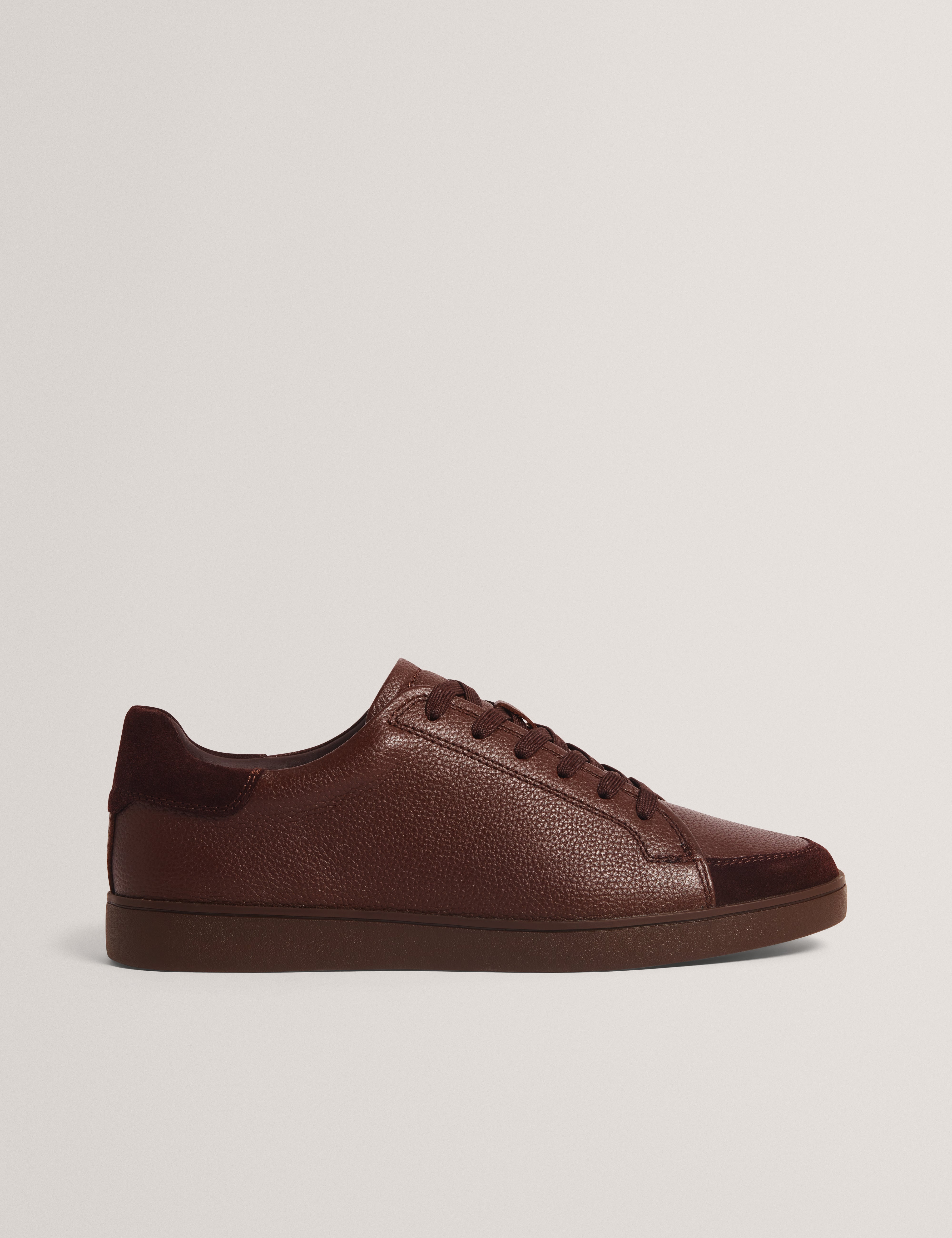 DARRAN: Leather Cupsole Trainer