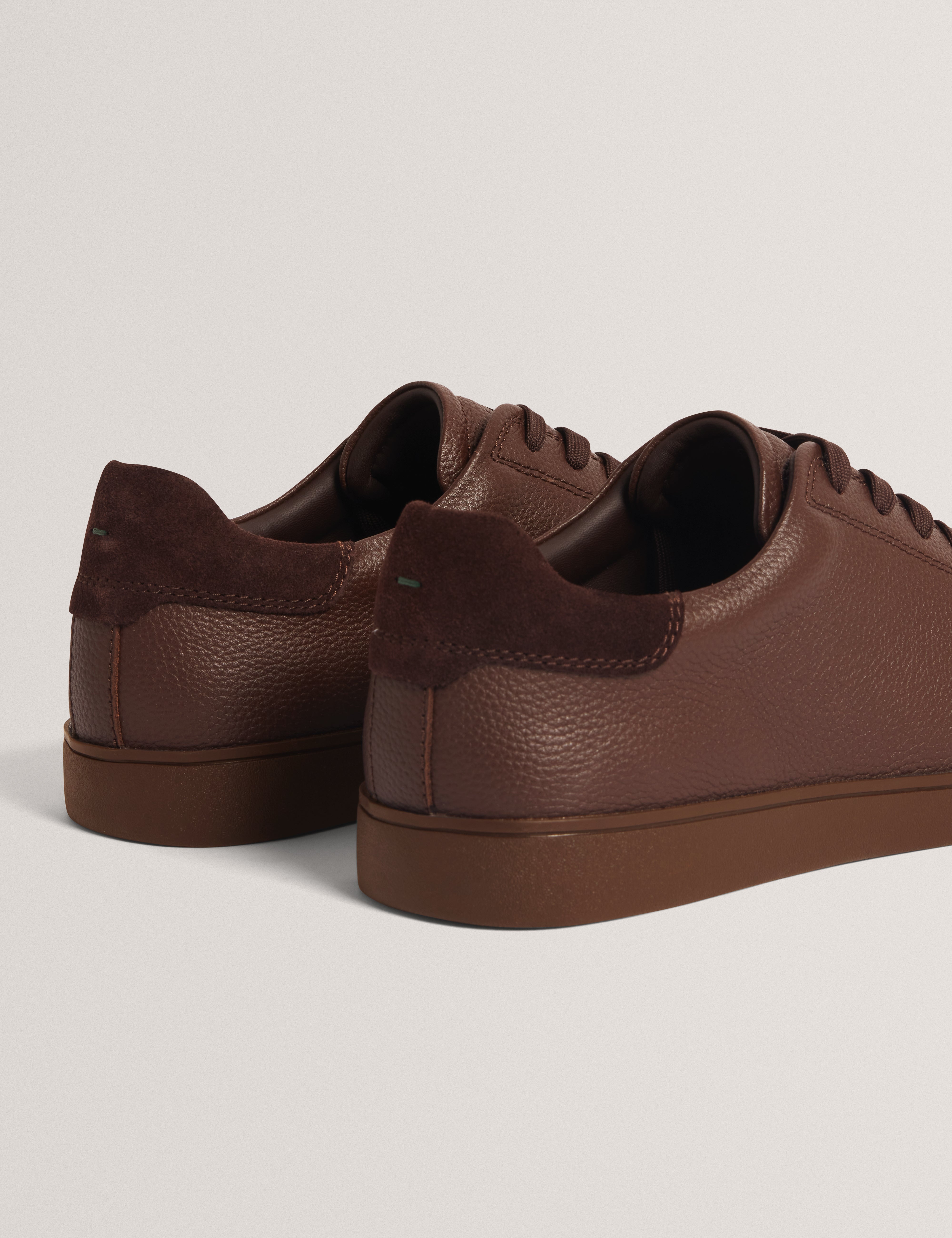 DARRAN: Leather Cupsole Trainer