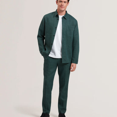 Mens SHAWW-LS Delave Linen Overshirt