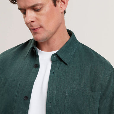 Mens SHAWW-LS Delave Linen Overshirt