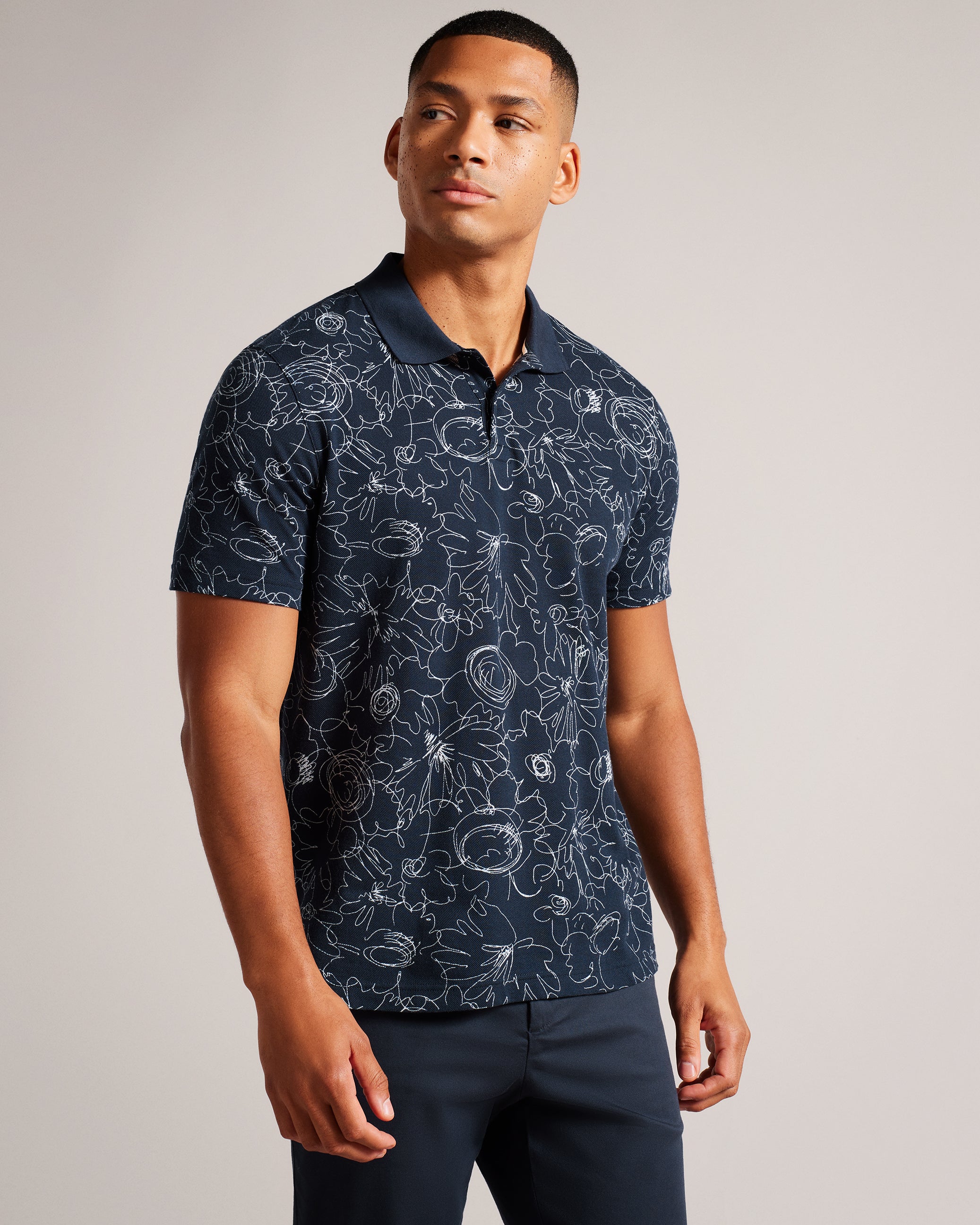 Men's Holler Navy-Blue