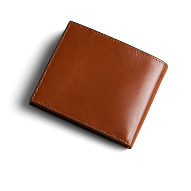 Men's Prugs-Embossed Corner Leather Bifold Tan
