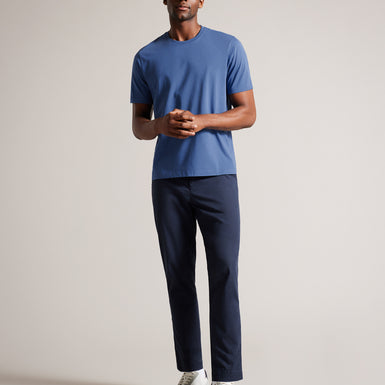 Men's Tywinn-Ss Regular Plain T-Shirt Blue