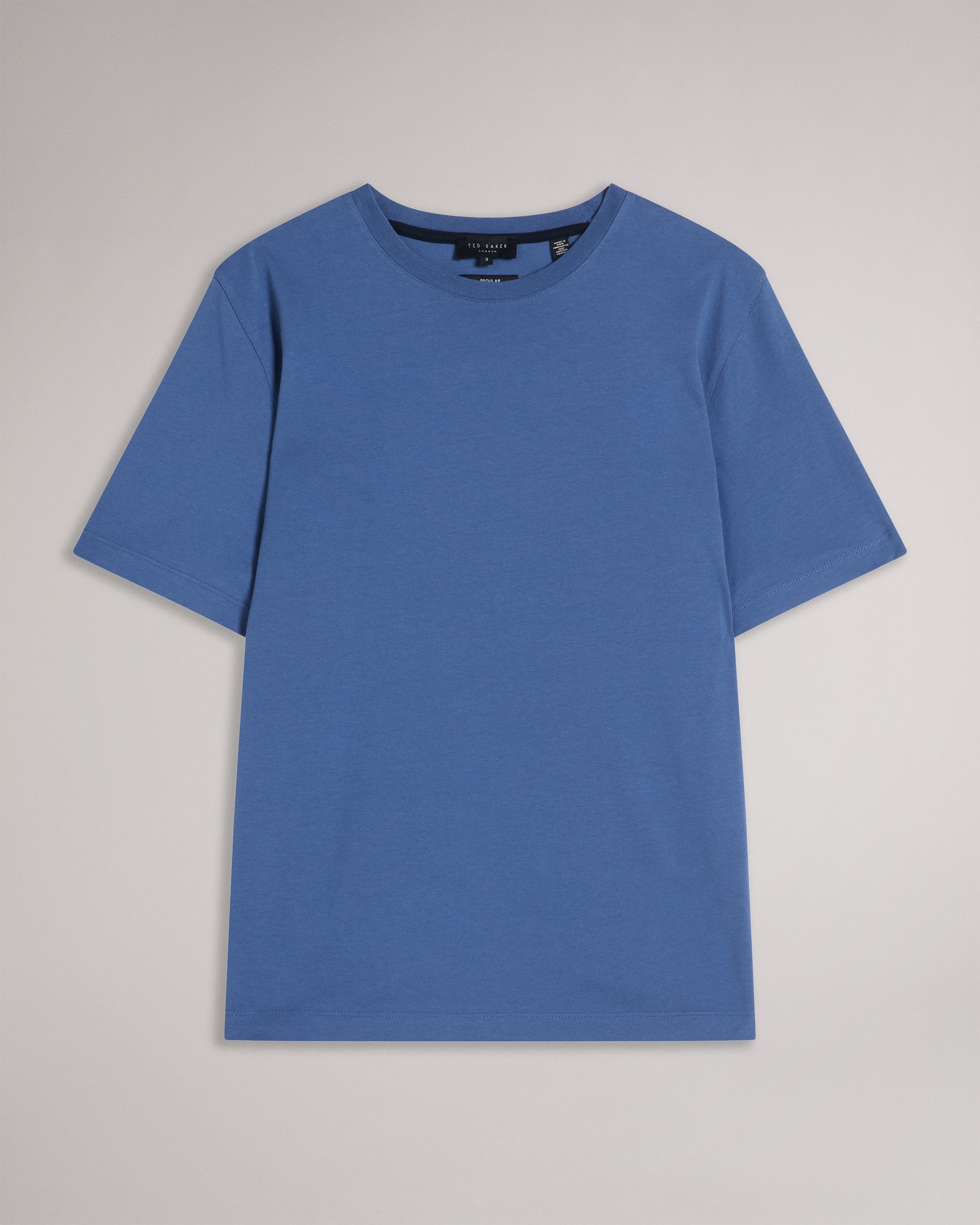 Men's Tywinn-Ss Regular Plain T-Shirt Blue
