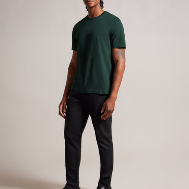 Men's Tywinn-Ss Regular Plain T-Shirt Dk-Green