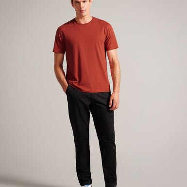 Men's Tywinn-Ss Regular Plain T-Shirt Dk-Orange