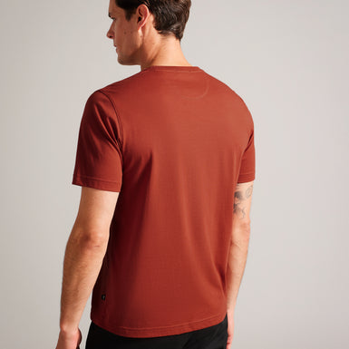 Men's Tywinn-Ss Regular Plain T-Shirt Dk-Orange