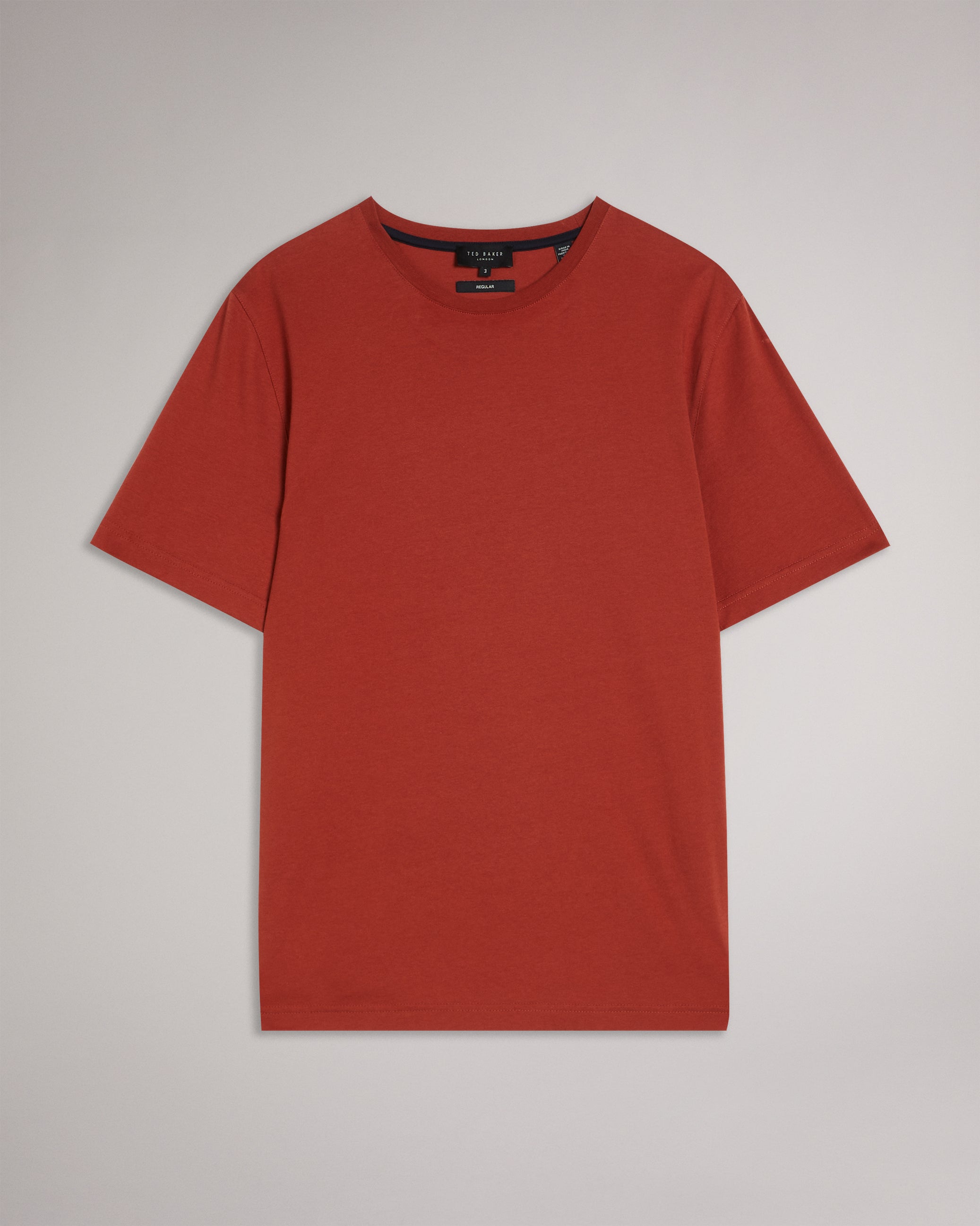 Men's Tywinn-Ss Regular Plain T-Shirt Dk-Orange
