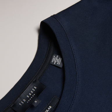 Men's Tywinn-Ss Regular Plain T-Shirt Navy