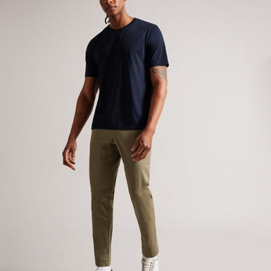 Men's Tywinn-Ss Regular Plain T-Shirt Navy