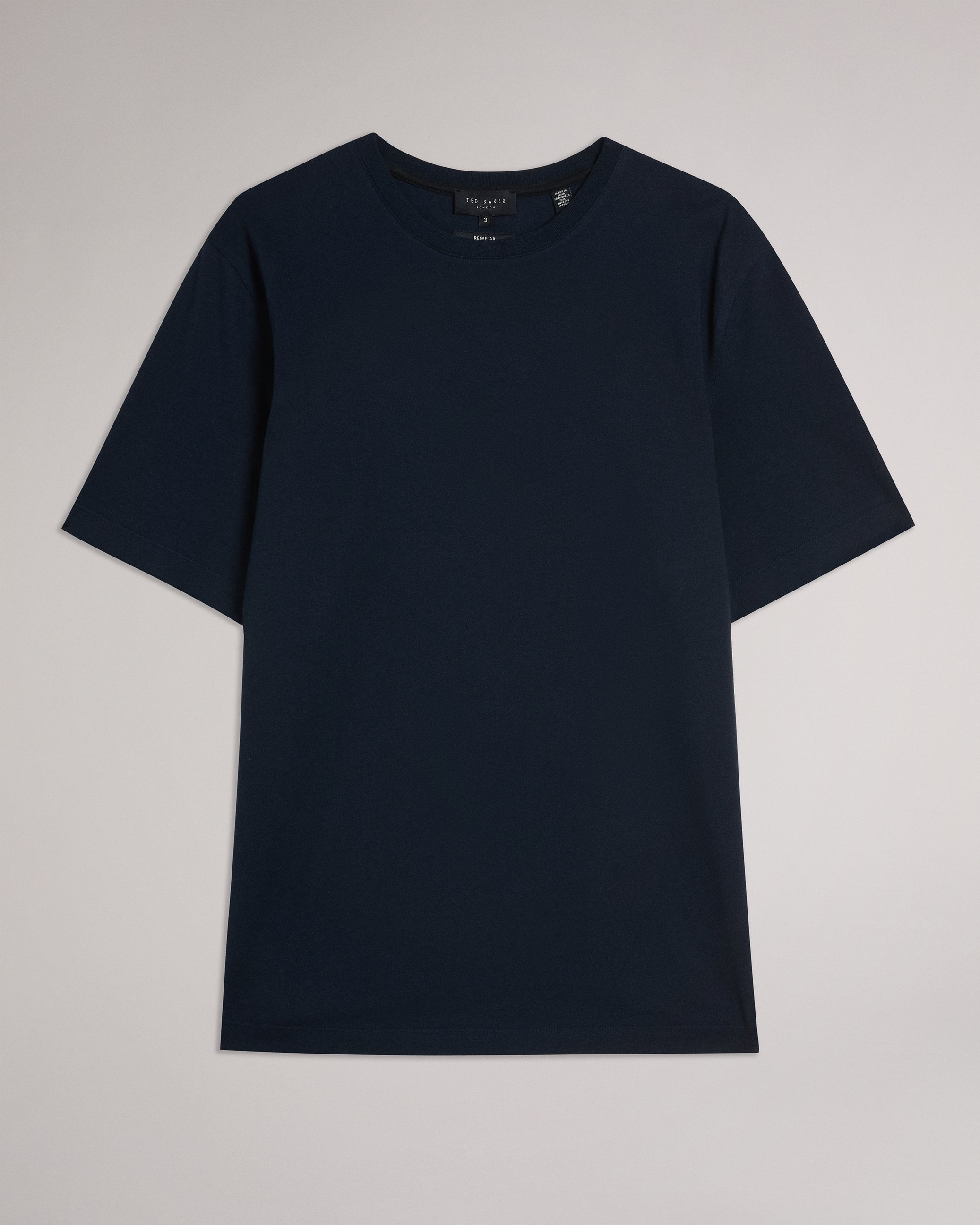 Men's Tywinn-Ss Regular Plain T-Shirt Navy