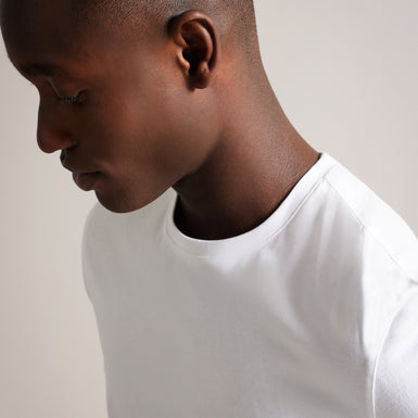 Men's Tywinn-Ss Regular Plain T-Shirt White