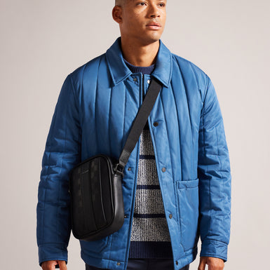 Men's Waydon-House Check Pu Flight Bag Black