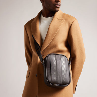 Men's Waydon-House Check Pu Flight Bag Brn-Choc