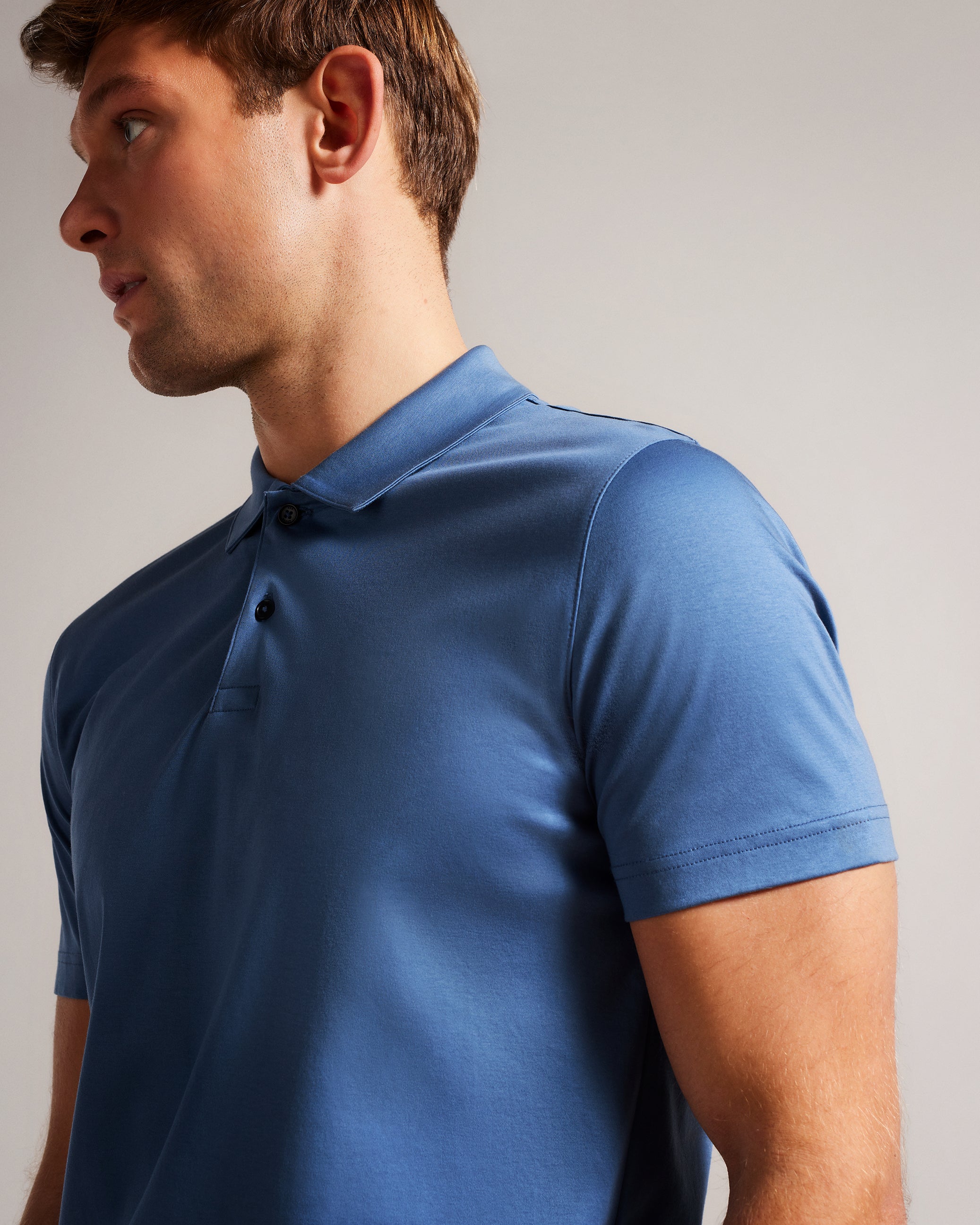 Men's Zeiter-Ss Slim Soft Touch Polo Dk-Blue