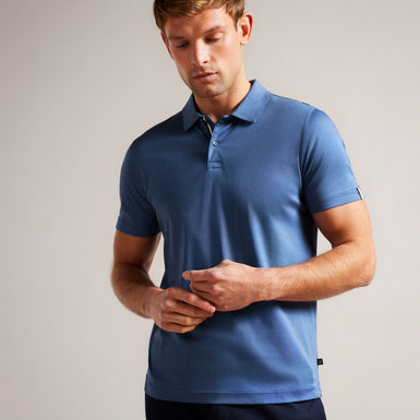 Men's Zeiter-Ss Slim Soft Touch Polo Dk-Blue