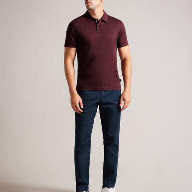 Men's Zeiter-Ss Slim Soft Touch Polo Maroon