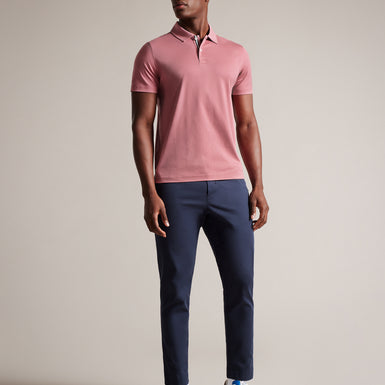 Men's Zeiter-Ss Slim Soft Touch Polo Mid-Pink