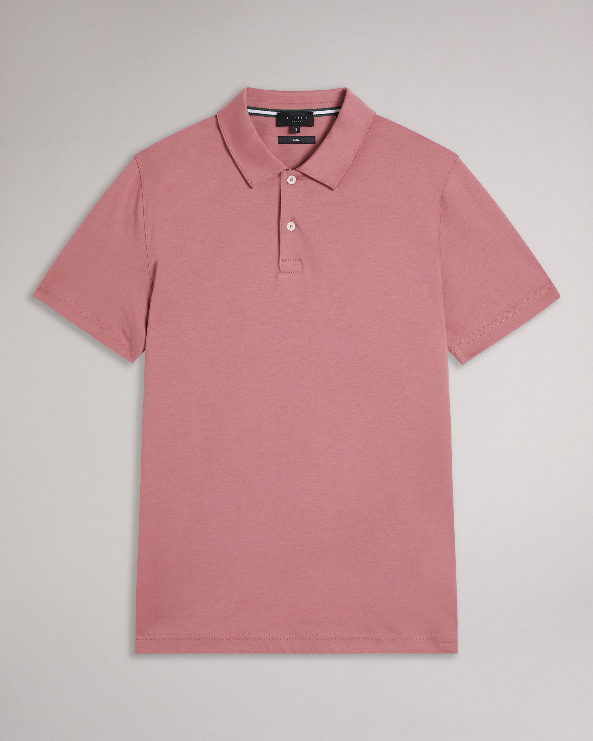 Men's Zeiter-Ss Slim Soft Touch Polo Mid-Pink