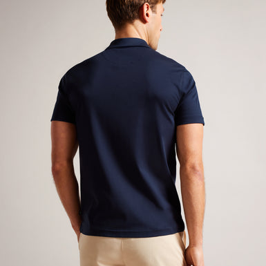 Men's ZEITER-SS Slim Soft Touch Polo Navy