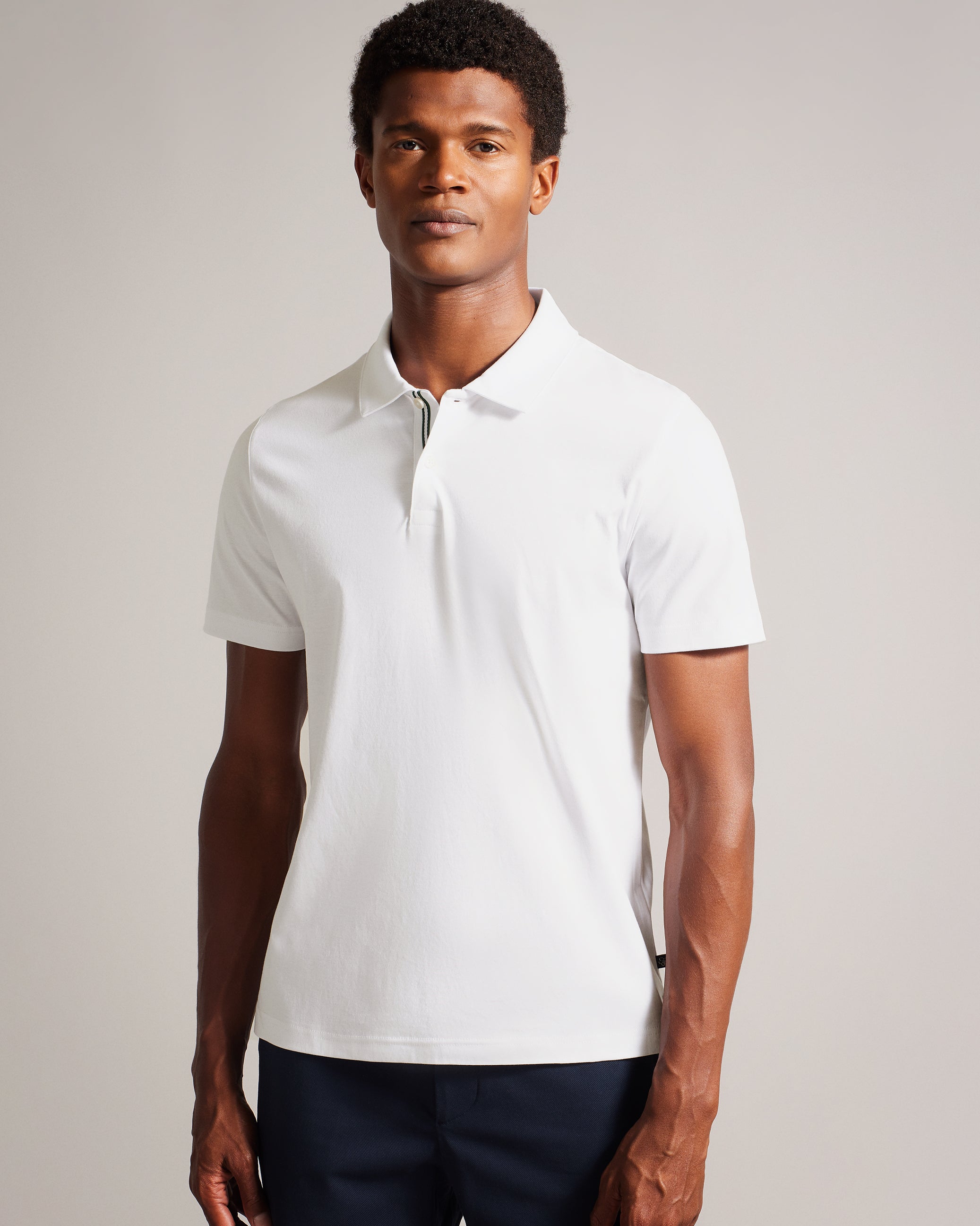 Men's Zeiter-Ss Slim Soft Touch Polo White