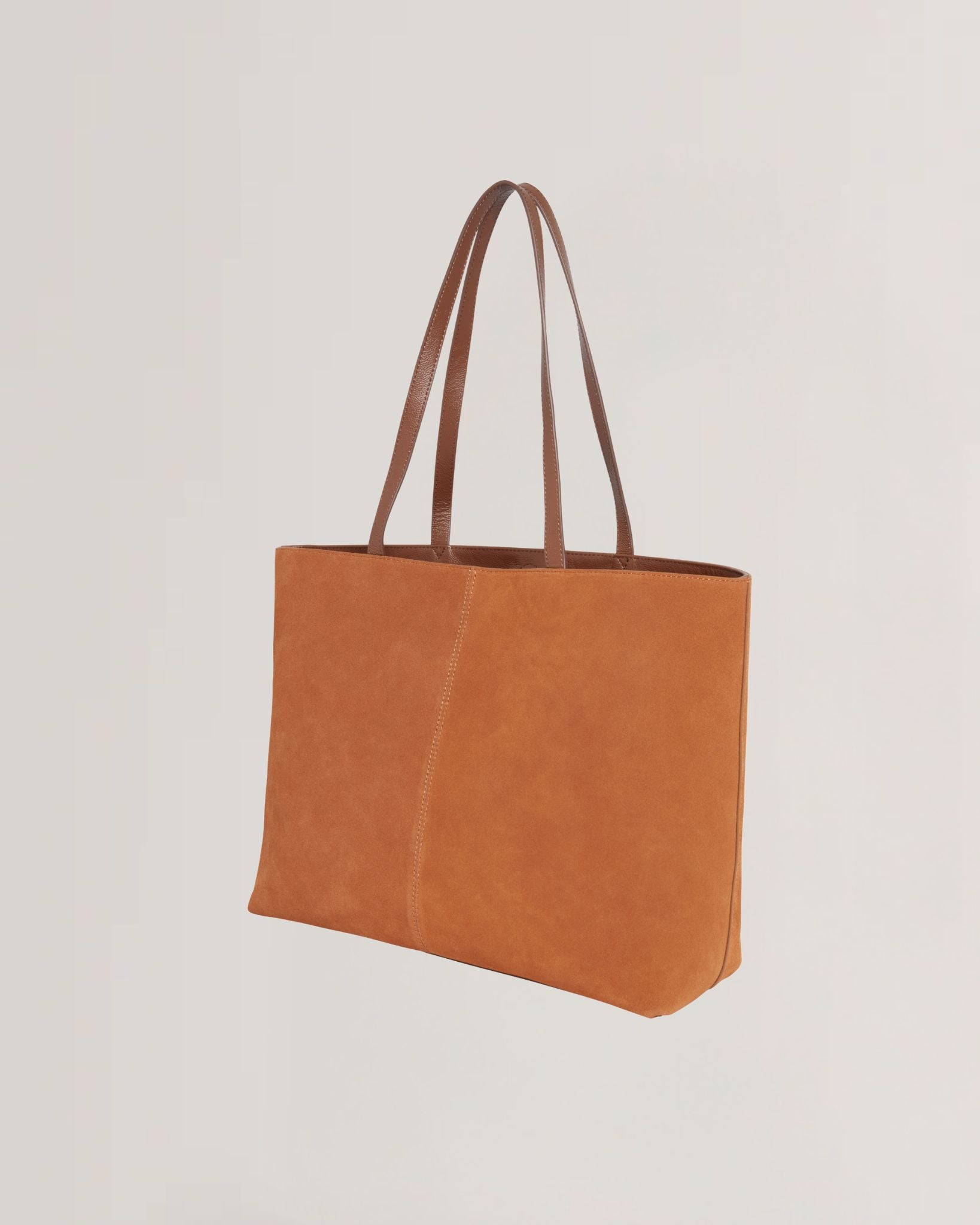 Women's SYMONA-Webbing Suede Large Tote Bag