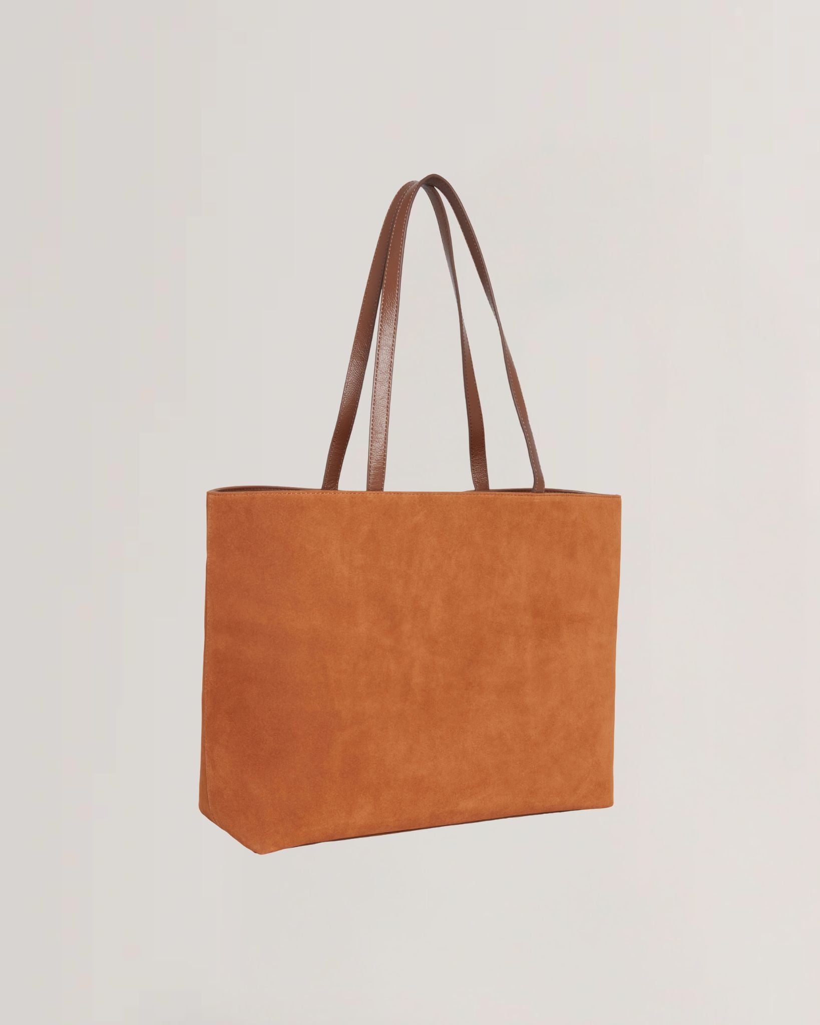 Women's SYMONA-Webbing Suede Large Tote Bag