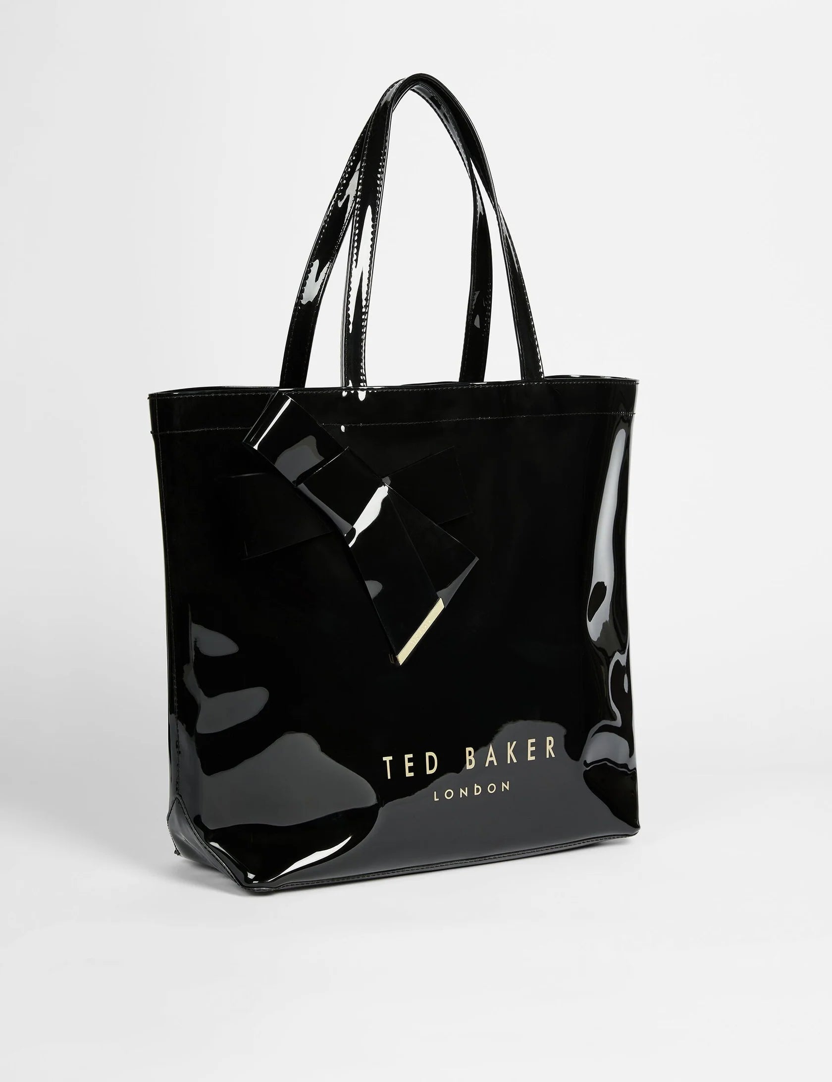 Women's NICON-Knot Bow Vinyl Icon Tote Bag