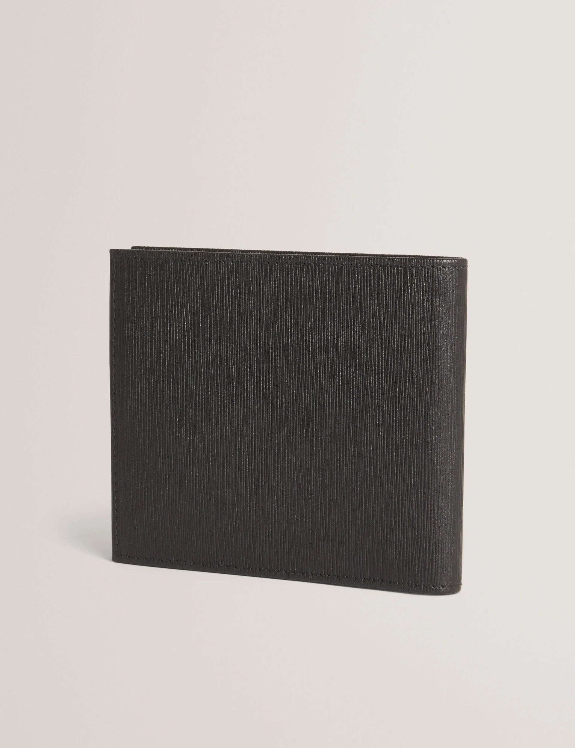 BARRICK: Bark Texture Leather Wallet