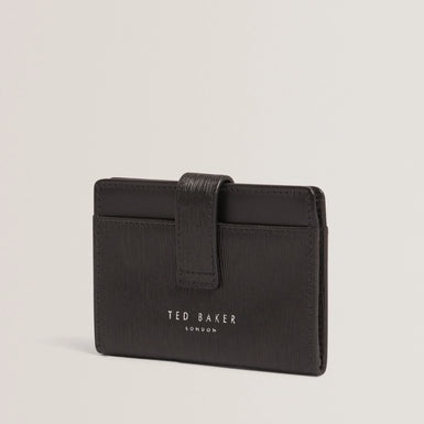BALARD: Bark Texture Leather Cardholder