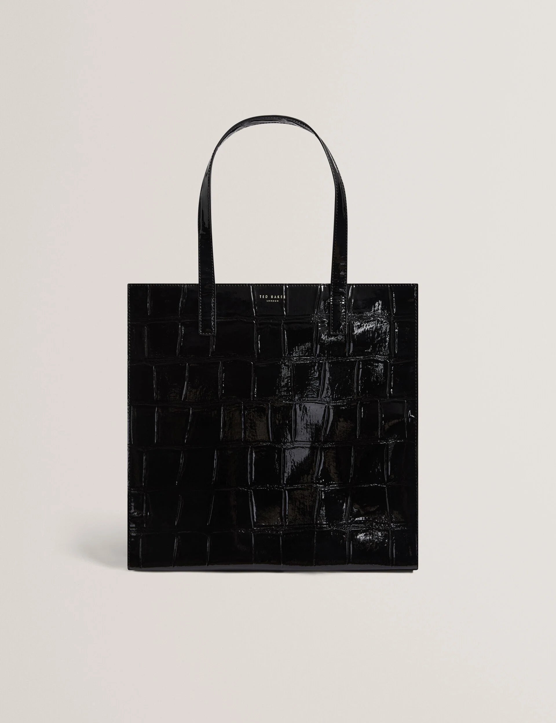 VANNDA: Croc Effect Large Icon Bag