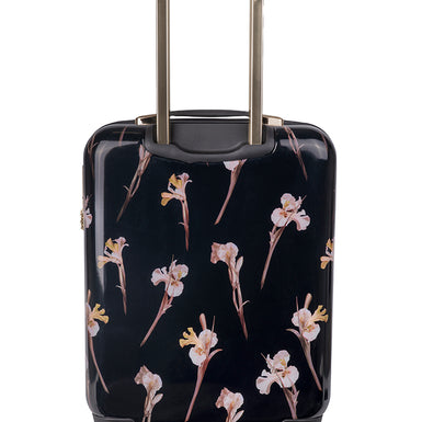 WILD IRIS: 4 Wheel Carry On Trolley Case Black