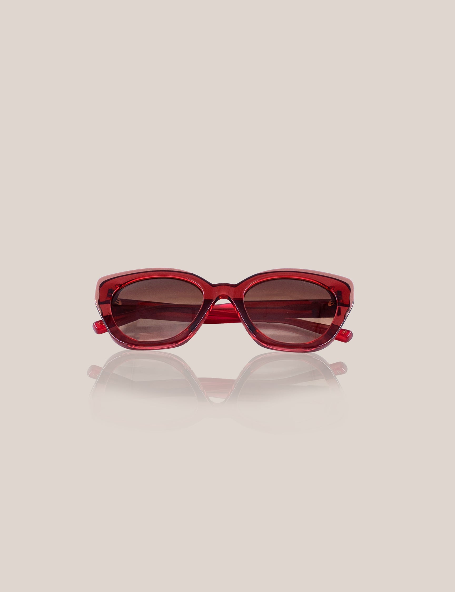 AMIRA: Cateye Crystal Sunglasses