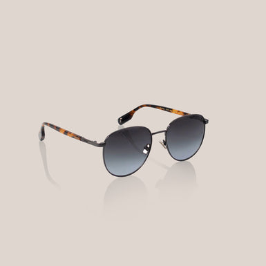 Men’s STANLEY-Round Metal Sunglasses