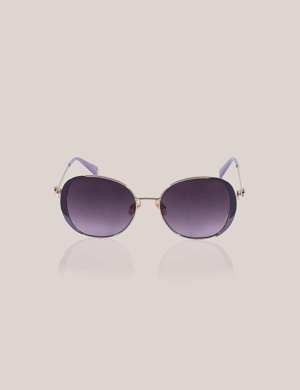 Women’s ZARAH-Round Metal Sunglasses