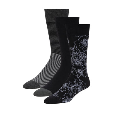 Mens TERRYG-3 PACK COTTON SOCKS GIFT SET Black