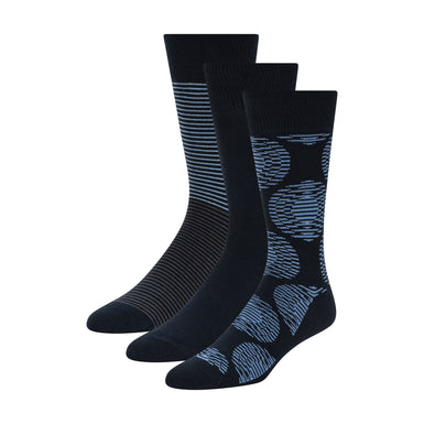 Mens TERRYG-3 PACK COTTON SOCKS GIFT SET Blue