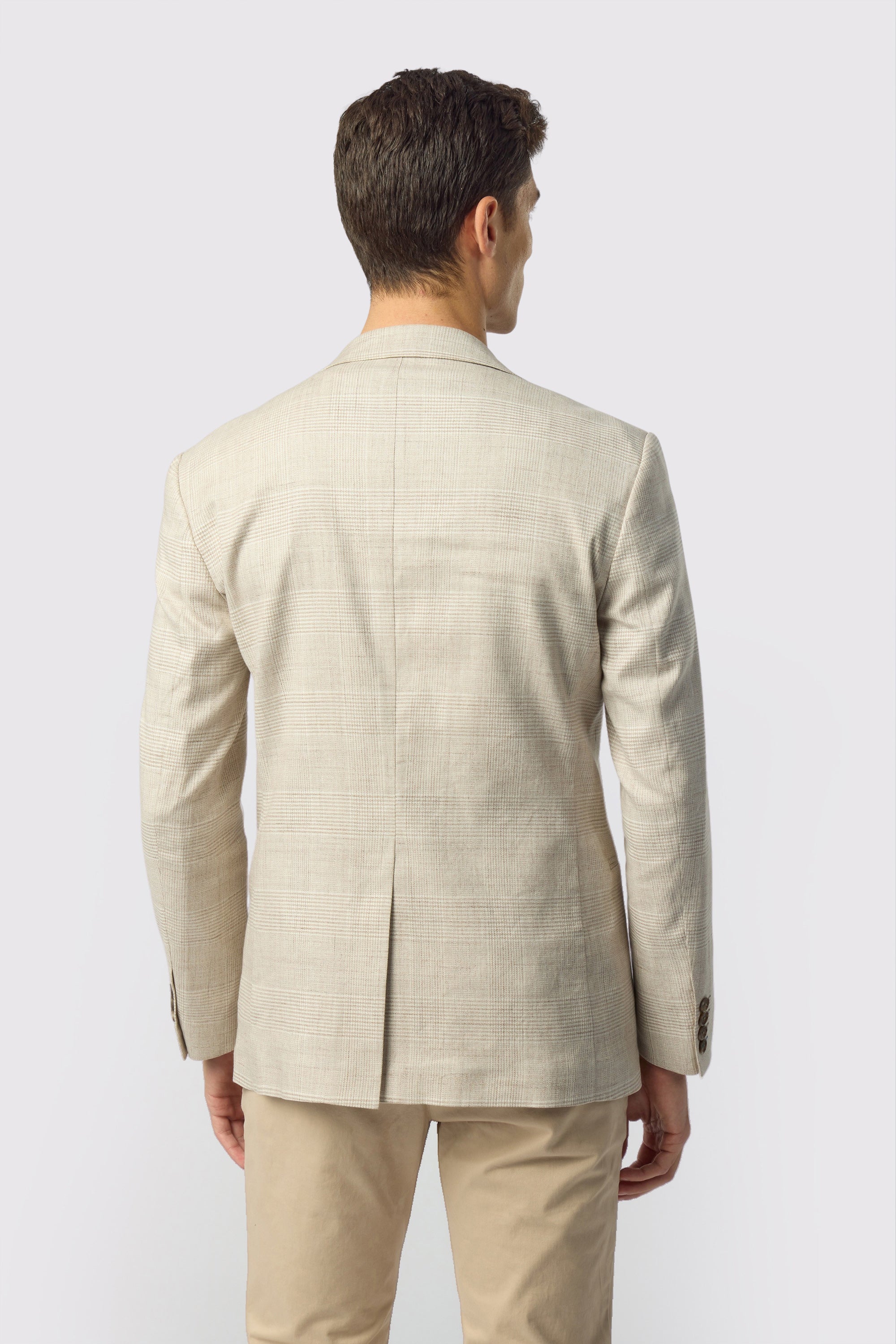 PAVIA: Large Check Suit Jacket