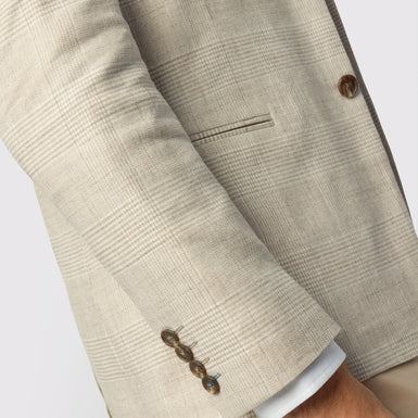 PAVIA: Large Check Suit Jacket