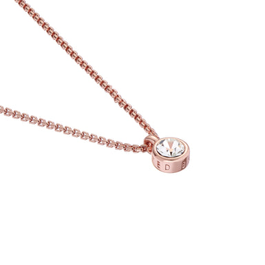 Women's Sininaa Rosegold Crystal Pendant Necklace