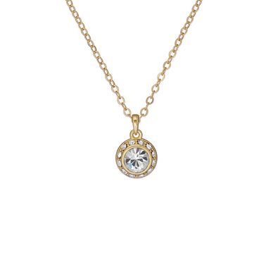 Women's SOLTELL: Solitaire Sparkle Crystal Pendant Necklace