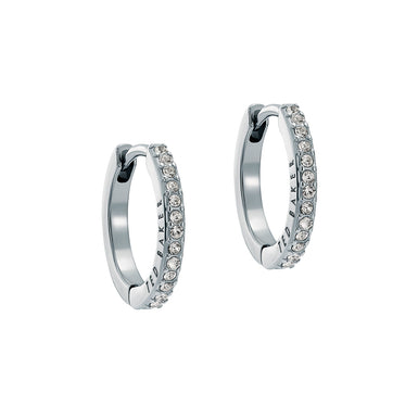 Women's HEPLIE: Crystal Hoop Earrings (14mm)