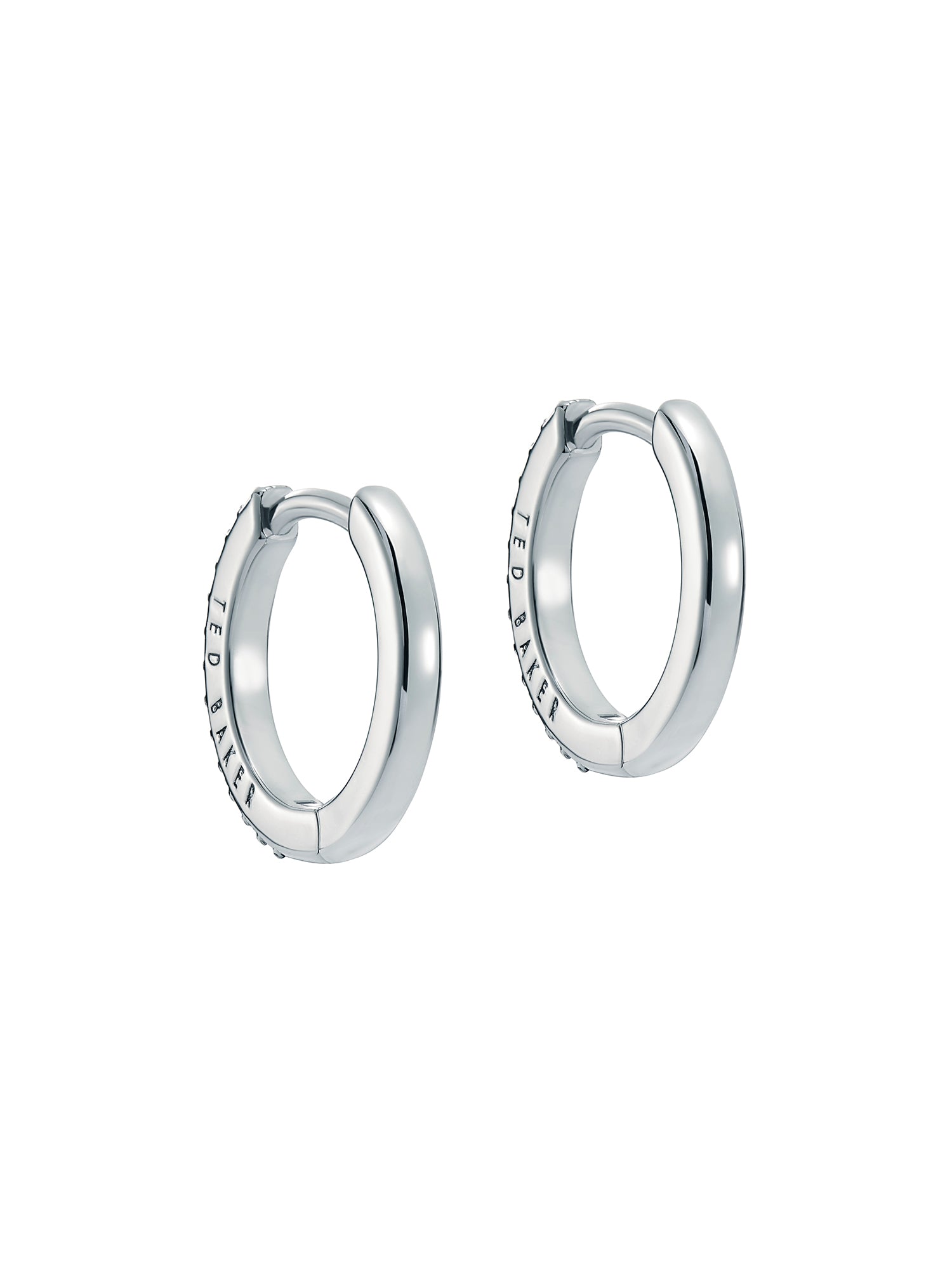 Women's HEPLIE: Crystal Hoop Earrings (14mm)