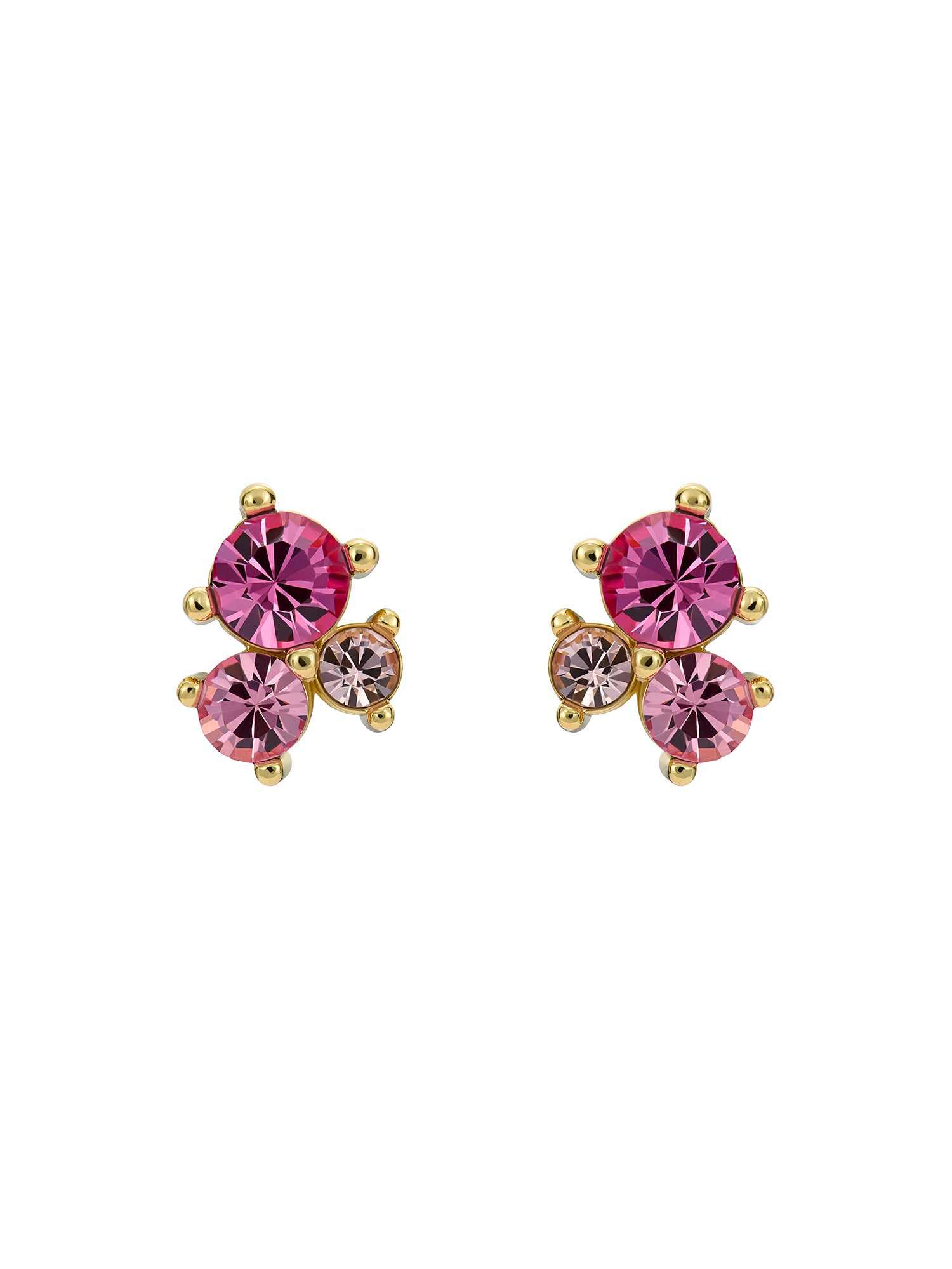 Women's Joyaa Multicol Jewel Cluster Stud Earrings