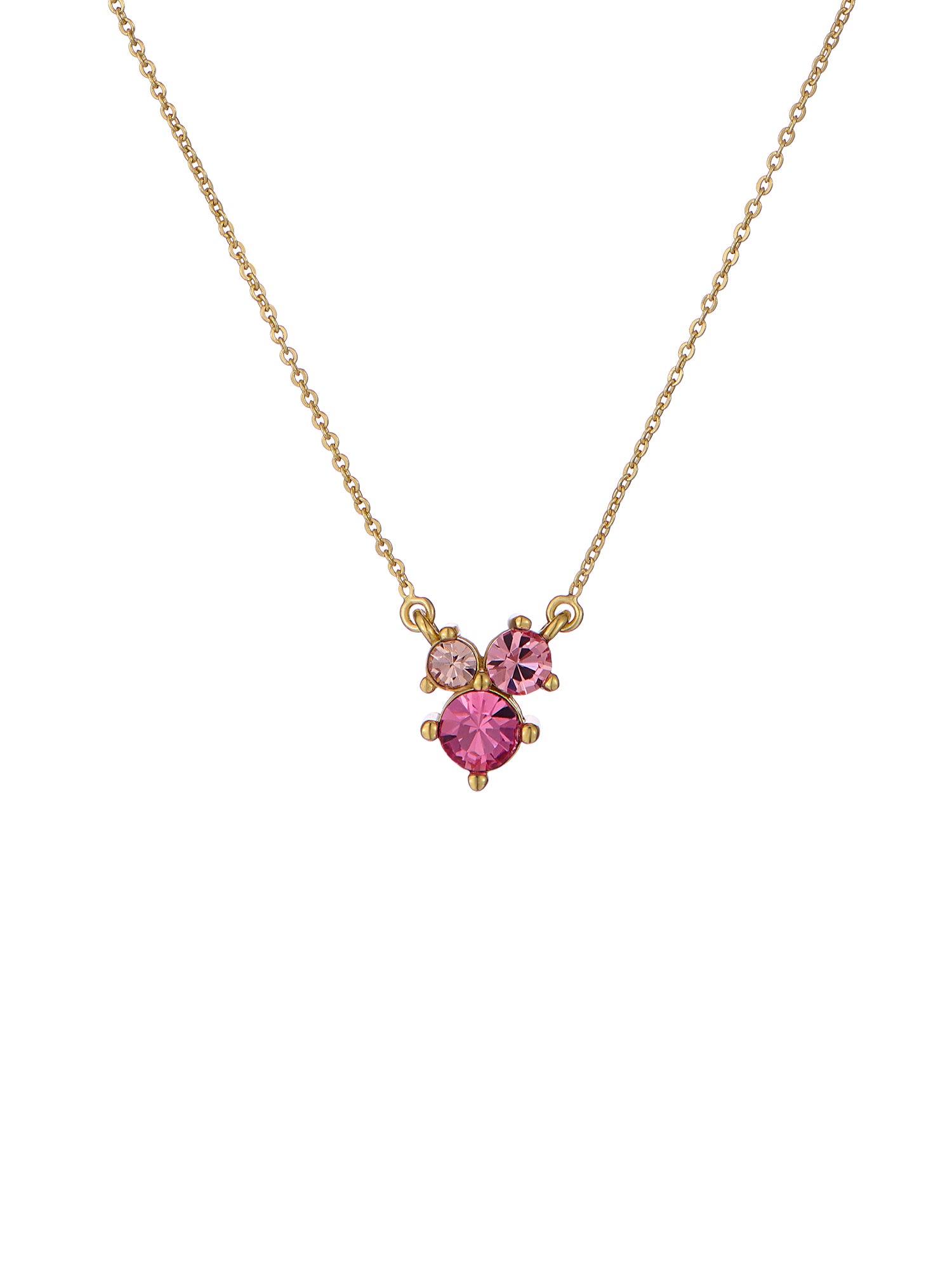 Women's Joyelle Multicol Jewel Cluster Pendant Necklace