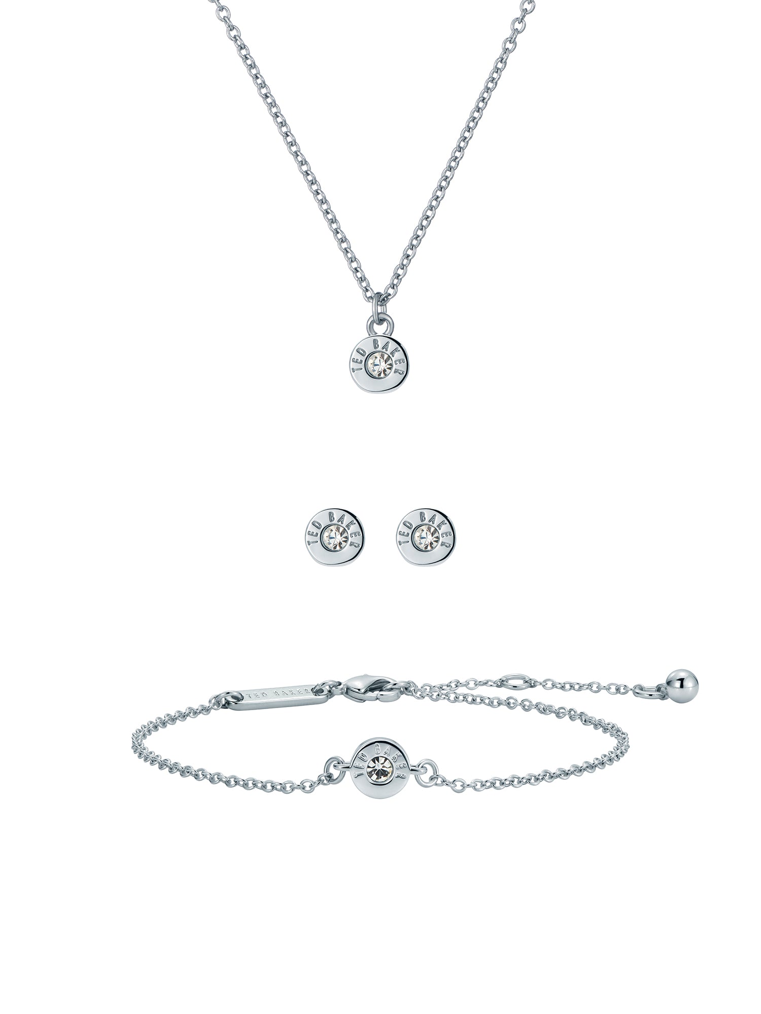 Women's Minnella Silver Mini Sparkle Dot Gift Set