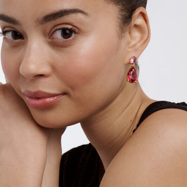 Women's TEAIRE: Crystal Teardrop Earrings