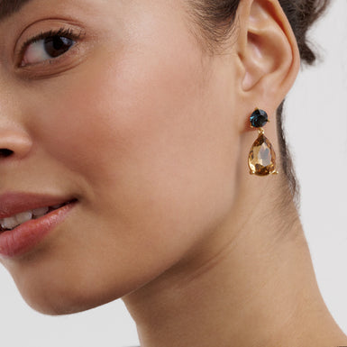 Women's TEAIRE: Crystal Teardrop Earrings