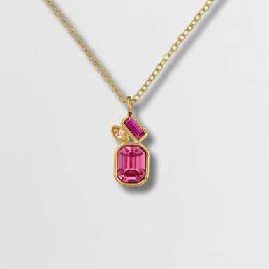 MILEY: Crystal Cluster Pendant